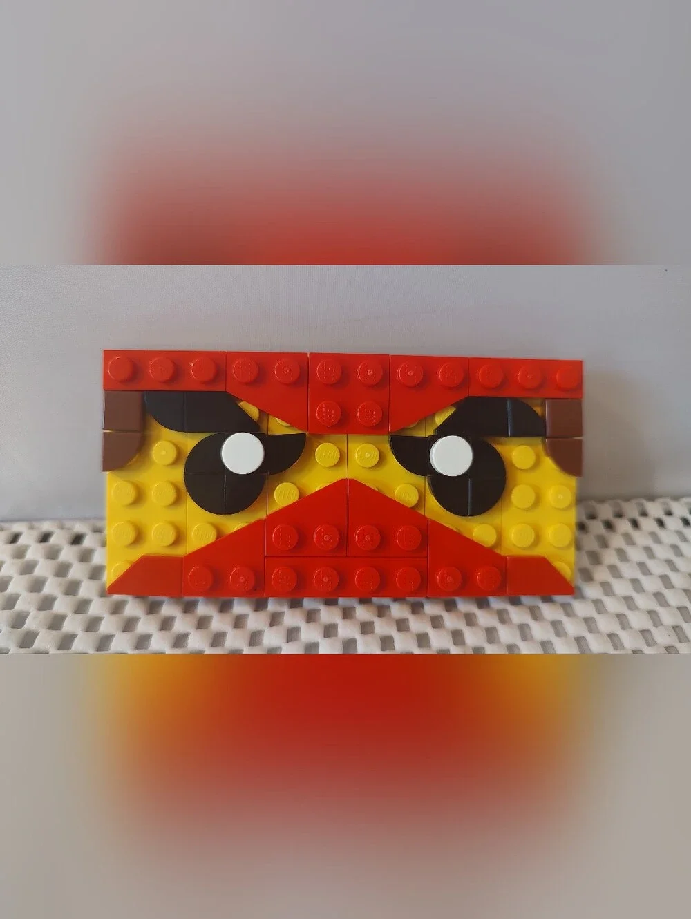Lego Ninjago Eye Mask Build Toy Set Red
